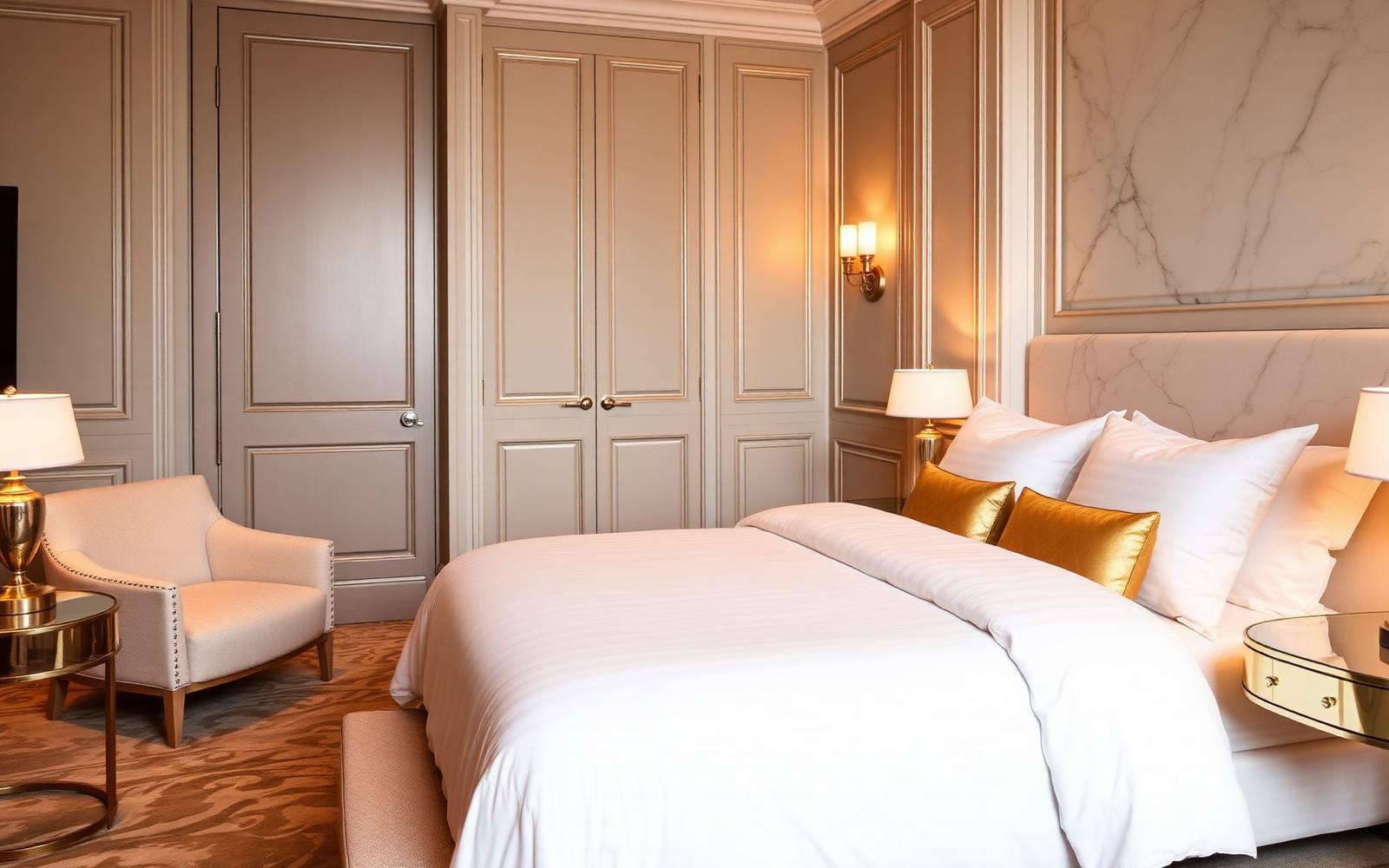 Boutique hotel suite outfitted with Cozy-Luxe